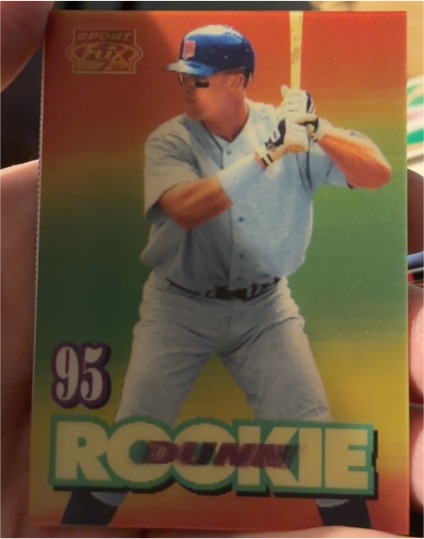 1995 Pinnacle Sportflix #144 Steve Dunn — front