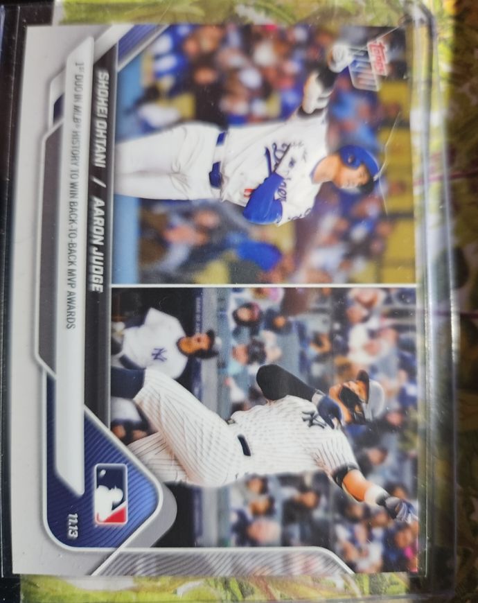 2025 Topps Now #239 Shohei Ohtani / Aaron Judge — front