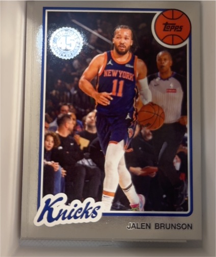 2025-26 Topps #80BK-95 Jalen Brunson — front