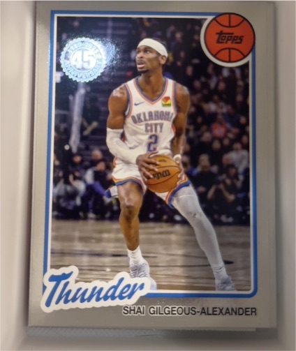 2025-26 Topps 1980-81 #80BK-91 Shai Gilgeous-Alexander — front
