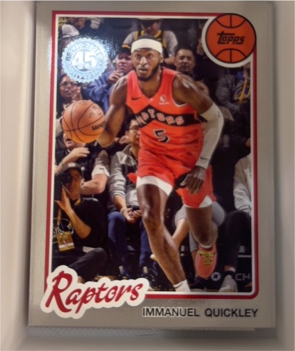 2025-26 Topps #80BK-8 Immanuel Quickley — front