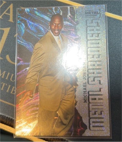 2022 Skybox Metal Universe Champions #101 Michael Jordan — front