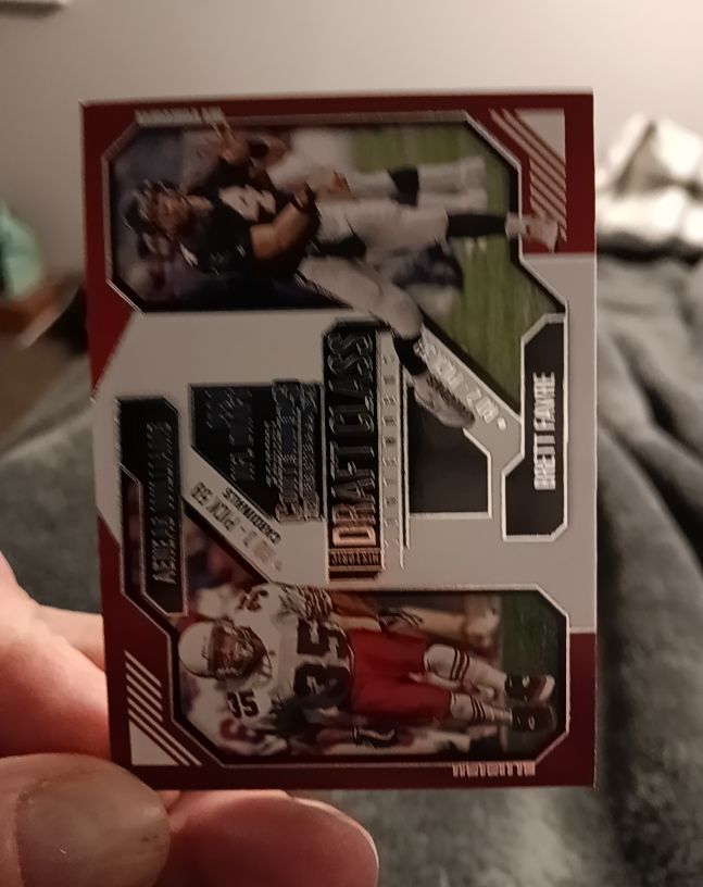 2024 Panini Contenders #13 Aeneas Williams / Brett Favre Draft Class Contenders — front