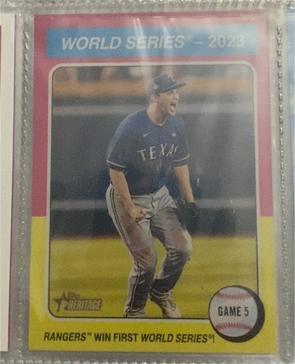 2024 Topps Heritage #466 Corey Seager — front