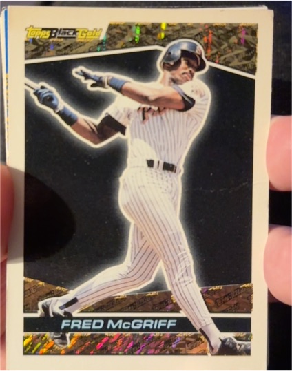 1993 Topps Black Gold #13 Fred McGriff — front