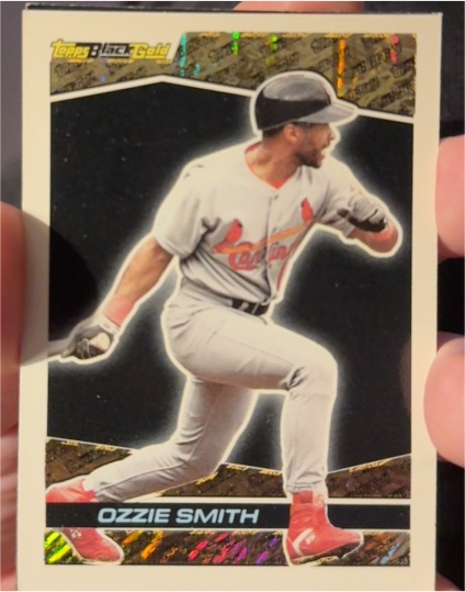 1993 Topps Black Gold #20 Ozzie Smith — front