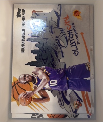 2025-26 Topps #CC-10 Khaman Maluach Clutch City Prospects — front