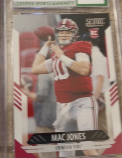 2021 Panini Score #306 Mac Jones — front