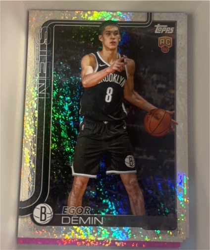 2025-26 Topps #208 Egor Demin — front