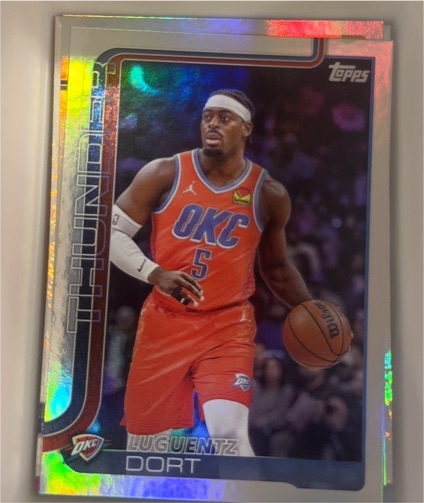 2025-26 Topps #117 Luguentz Dort — front