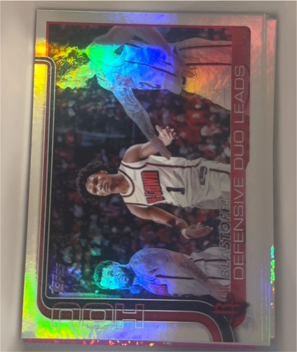 2025-26 Topps #297 Blastoff!: Defensive Duo Leads Amen Thompson — front