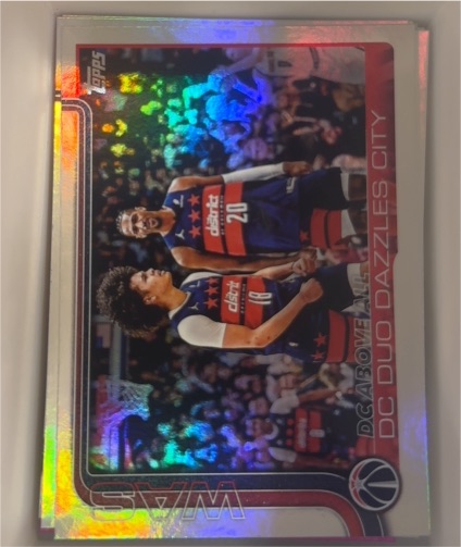 2025-26 Topps #285 DC Above All: DC Duo Dazzles City — front