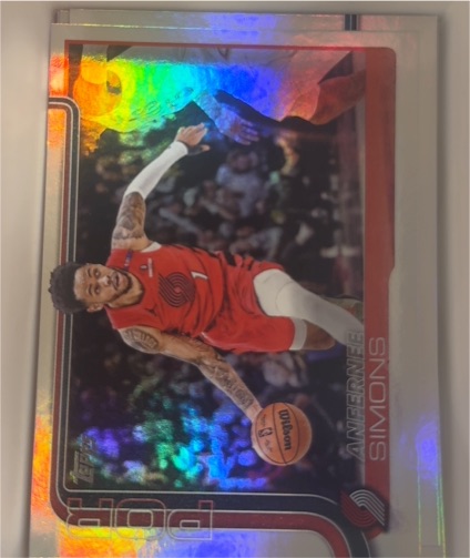 2025-26 Topps #123 Anfernee Simons — front
