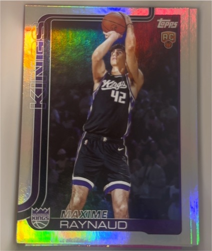 2025-26 Topps #243 Maxime Raynaud — front