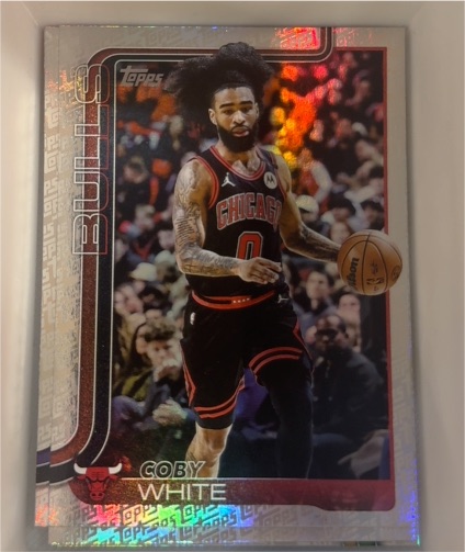 2025-26 Topps #34 Coby White — front