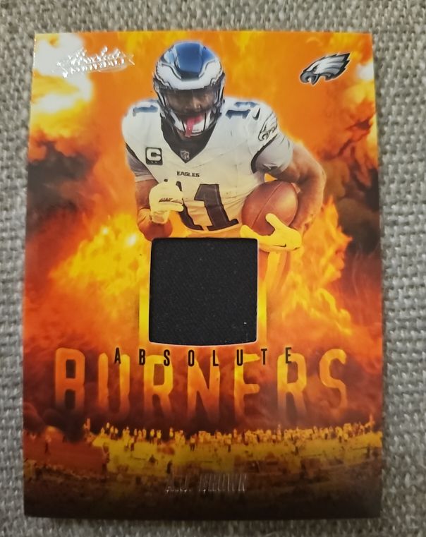 2025 Panini Absolute #ABU-AJB A.J. Brown Absolute Burners — front