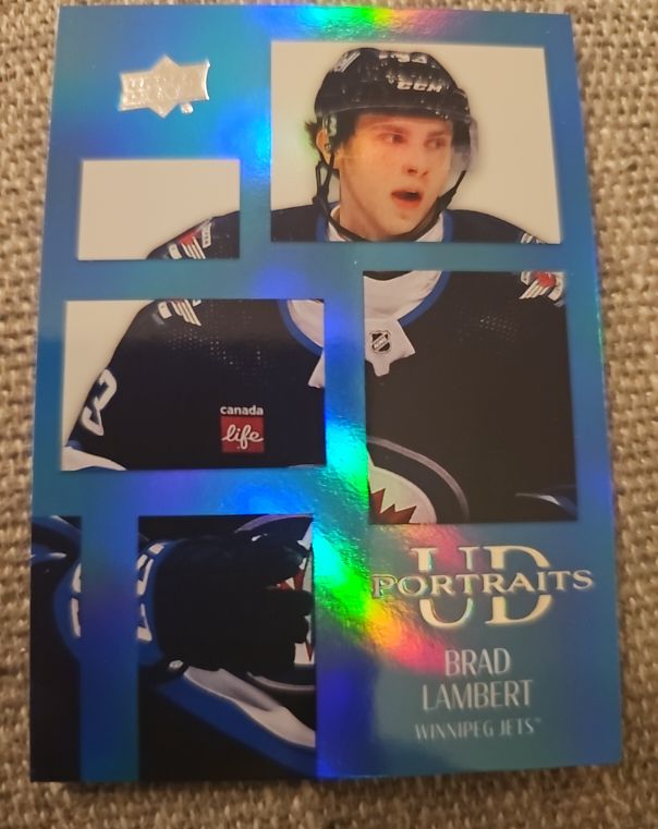 2024-25 Upper Deck UD Portraits #P50 Brad Lambert — front