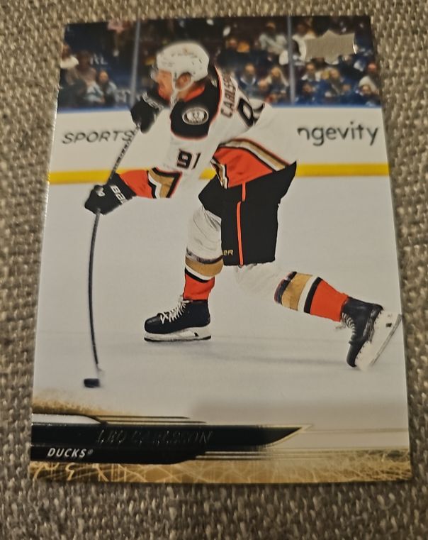 2024-25 Upper Deck #253 Leo Carlsson — front