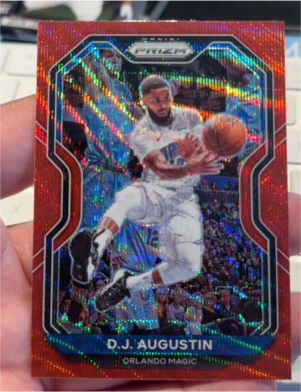 2020-21 Panini Prizm #161 D.J. Augustin — front