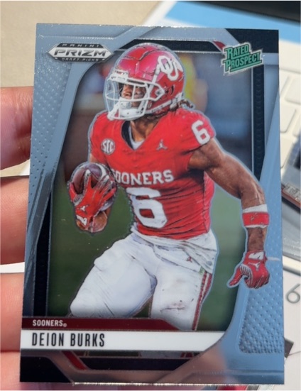 2025 Panini Prizm Draft Picks #163 Deion Burks — front