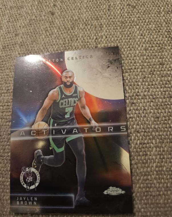 2025-26 Topps Chrome #AC-3 Jaylen Brown Activators Boston Celtics — front