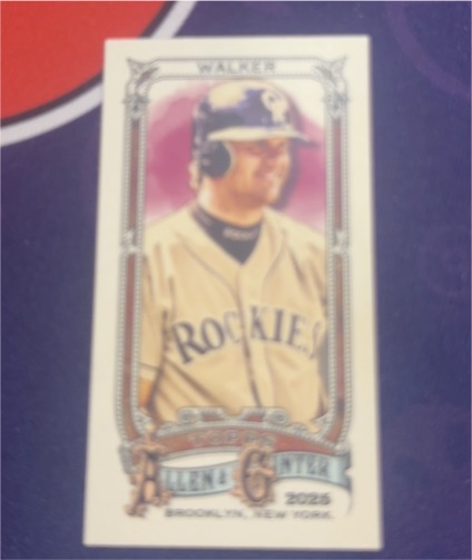 2025 Topps Allen & Ginter Mini #335 Larry Walker — front