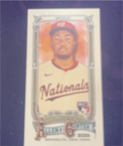2025 Topps Allen & Ginter #101 James Wood — front