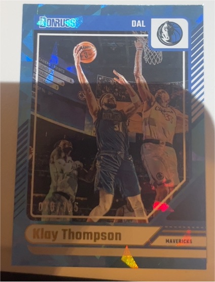 2024 Donruss #134 Klay Thompson Mavericks — front
