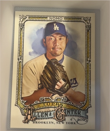 2025 Topps Allen & Ginter #306 Hideo Nomo — front