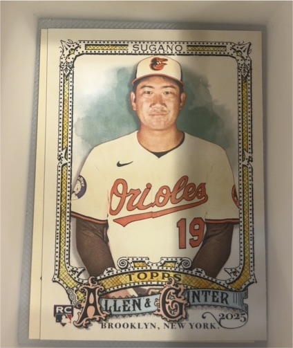 2025 Topps Allen & Ginter #149 Tomoyuki Sugano — front