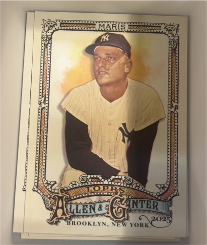 2025 Topps Allen & Ginter #303 Roger Maris — front