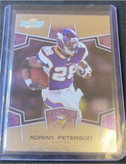 2008 Score #172 Adrian Peterson — front