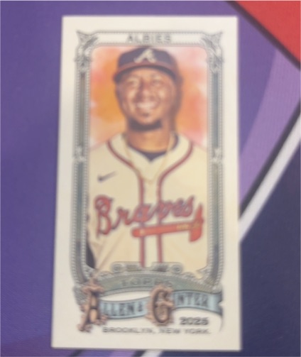 2025 Topps Allen & Ginter Mini #56 Ozzie Albies — front