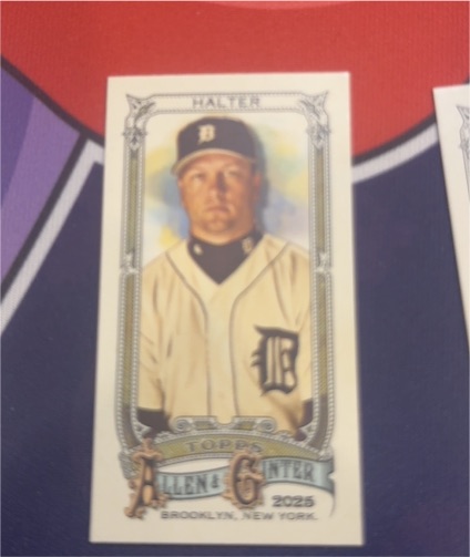 2025 Topps Allen & Ginter #289 Shane Halter Mini — front