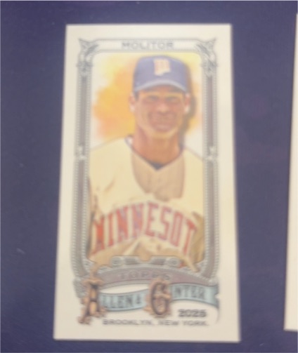 2025 Topps Allen & Ginter #175 Paul Molitor — front
