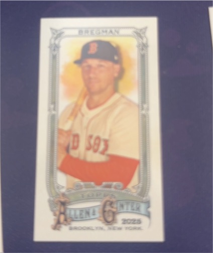 2025 Topps Allen & Ginter #174 Alex Bregman — front