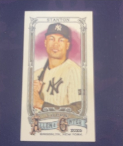2025 Topps Allen & Ginter Mini #248 Giancarlo Stanton — front