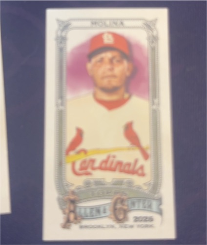 2025 Topps Allen & Ginter #51 Yadier Molina — front