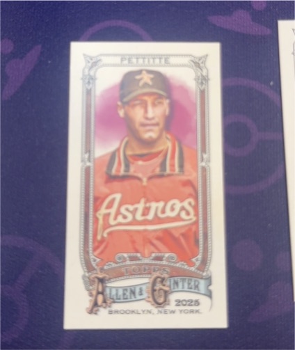 2025 Topps Allen & Ginter #185 Andy Pettitte — front