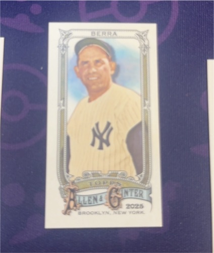 2025 Topps Allen & Ginter #339 Yogi Berra — front