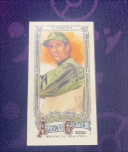 2025 Topps Allen & Ginter #328 Rollie Fingers — front
