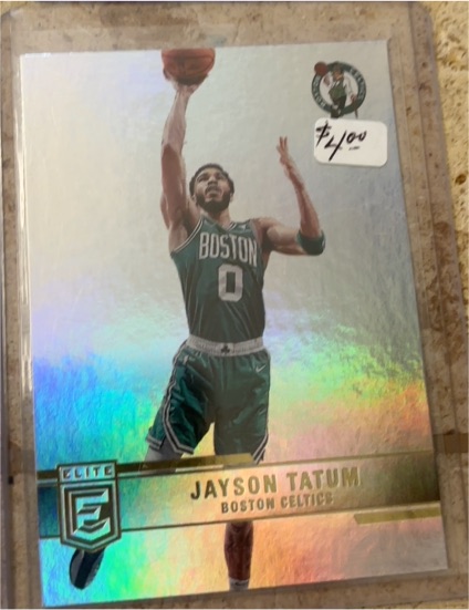 2021 Donruss Elite #50 Jayson Tatum — front