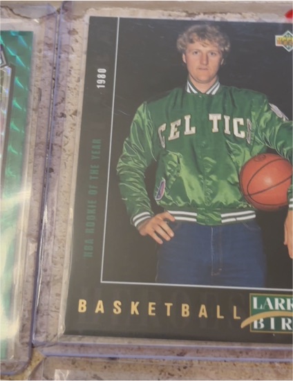 1992-93 Upper Deck #20 Larry Bird Basketball Heroes — front