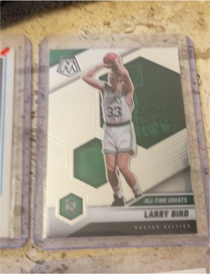 2020-21 Panini Mosaic #295 Larry Bird — front