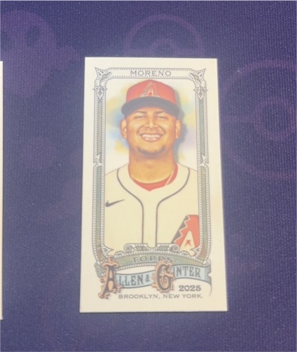 2025 Topps Allen & Ginter Mini #172 Gabriel Moreno — front
