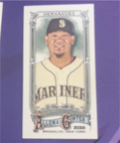 2025 Topps Allen & Ginter Mini #171 Felix Hernandez — front