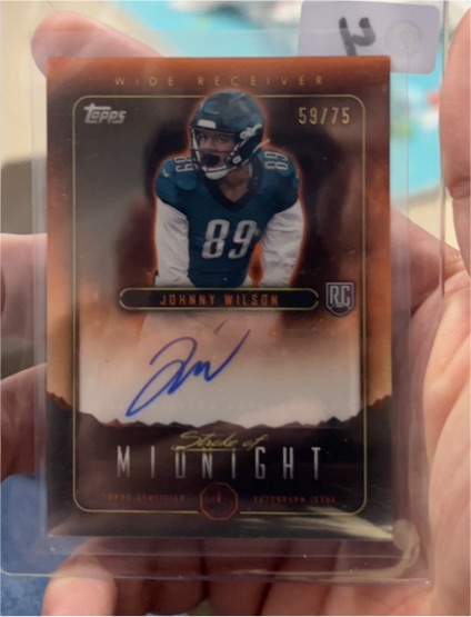 2024 Topps Midnight Stroke of Midnight #SMA-JWI Johnny Wilson — front