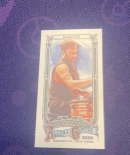 2025 Topps Allen & Ginter #283 Joe Godino Mini — front