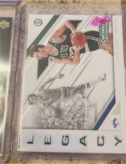 2018 Panini Contenders Draft Picks Legacy #17 Larry Bird — front