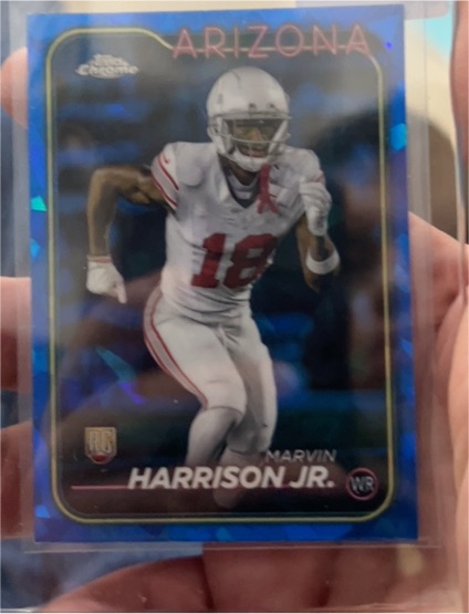 2024 Topps Chrome #204 Marvin Harrison Jr. — front